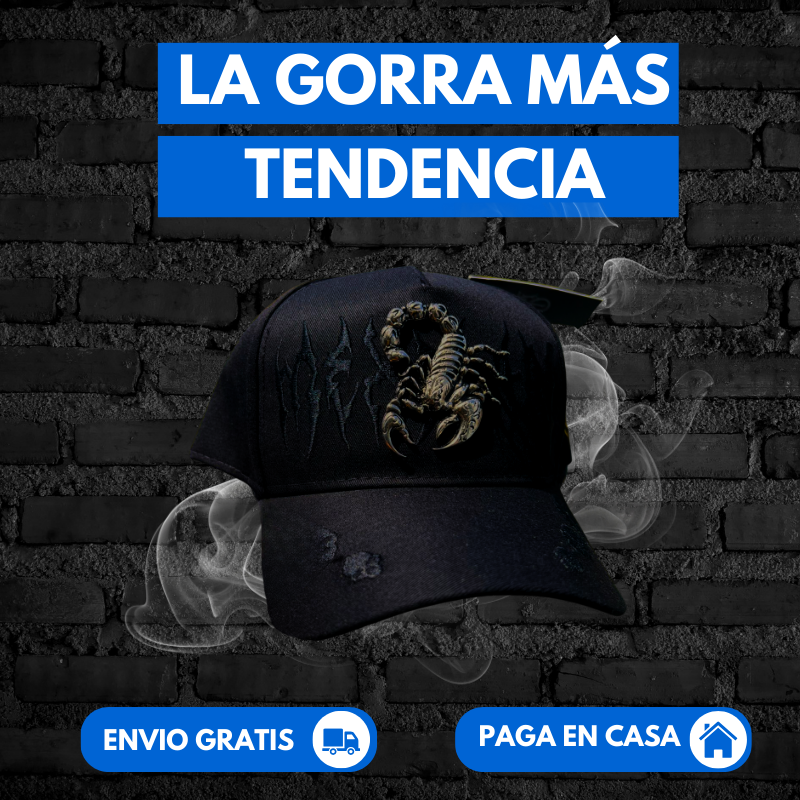 Gorra Belica "EL ESCORPION" ( Diseño Exclusivo )