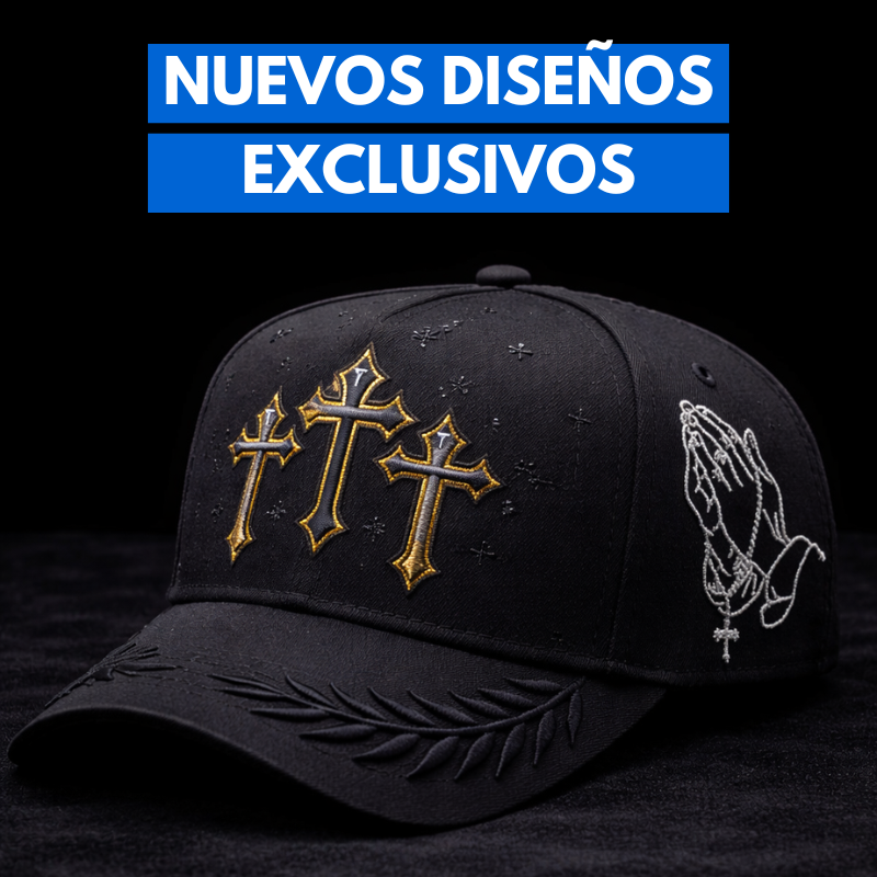 Gorra Belica "3 CRUCES " Diseño exclusivo
