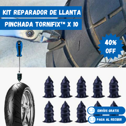 KIT DE REPARACION DE NEUMATICOS - TorniFix™