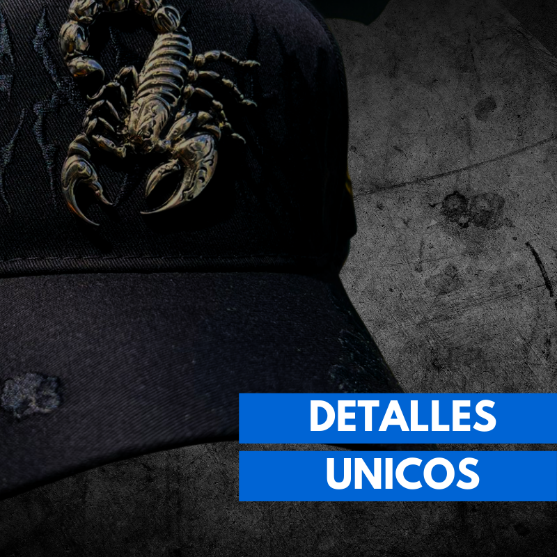 Gorra Belica "EL ESCORPION" ( Diseño Exclusivo )