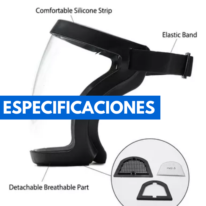 Mascara protectora MAXSAFE - resistente al polvo y al fuego + ( NUEVO PRODUCTO EUROPEO)