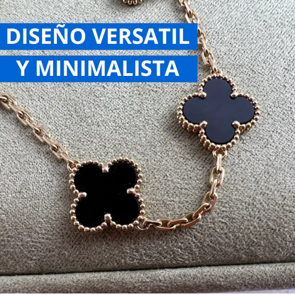 Pulsera 5 treboles  + Caja de lujo