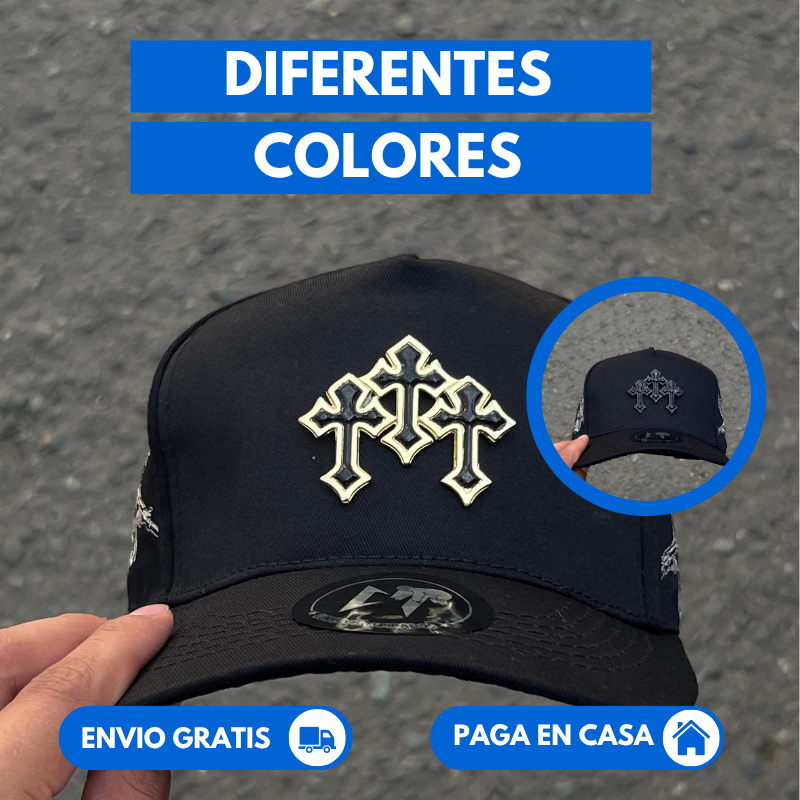 Gorra Belica " LAS 3 CRUCES" (Diseño Exclusivo)