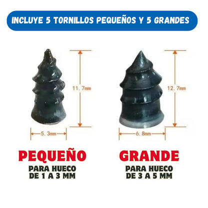 KIT DE REPARACION DE NEUMATICOS - TorniFix™