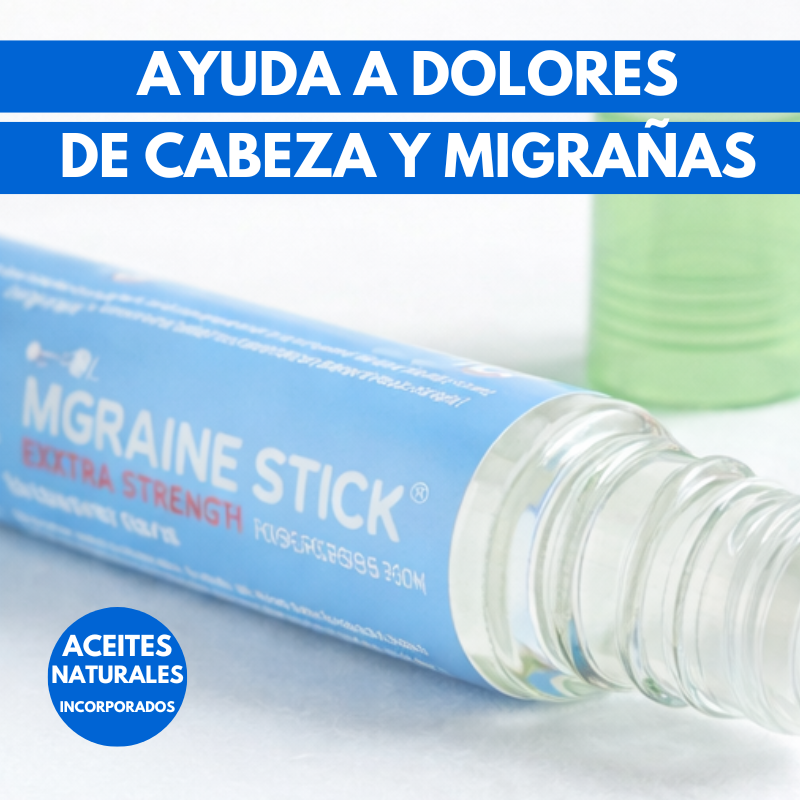 Migraine Stick 10ml – Alivio de migrañas sin pastillas + E-book de tips para la migraña