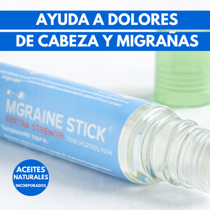Migraine Stick 10ml – Alivio de migrañas sin pastillas + E-book de tips para la migraña