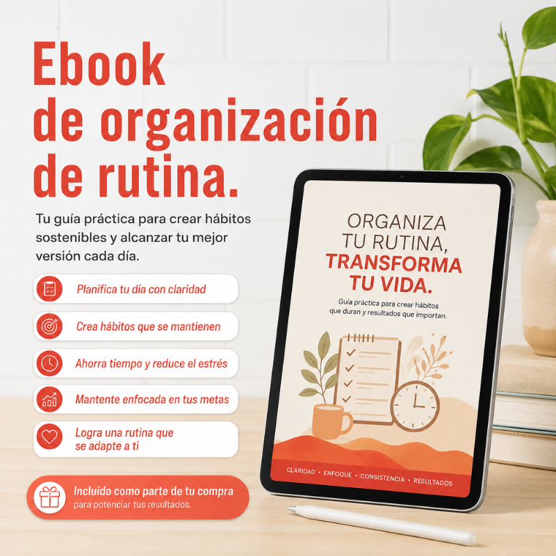 Suplemento SuperFocus x20 + Ebook de Organización de Rutina