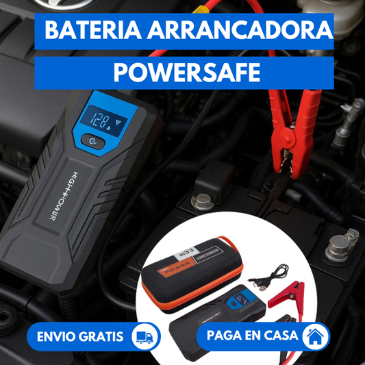 Bateria Arrancadora para carros -Motos - Camiones portatil ( POWERSAVE )
