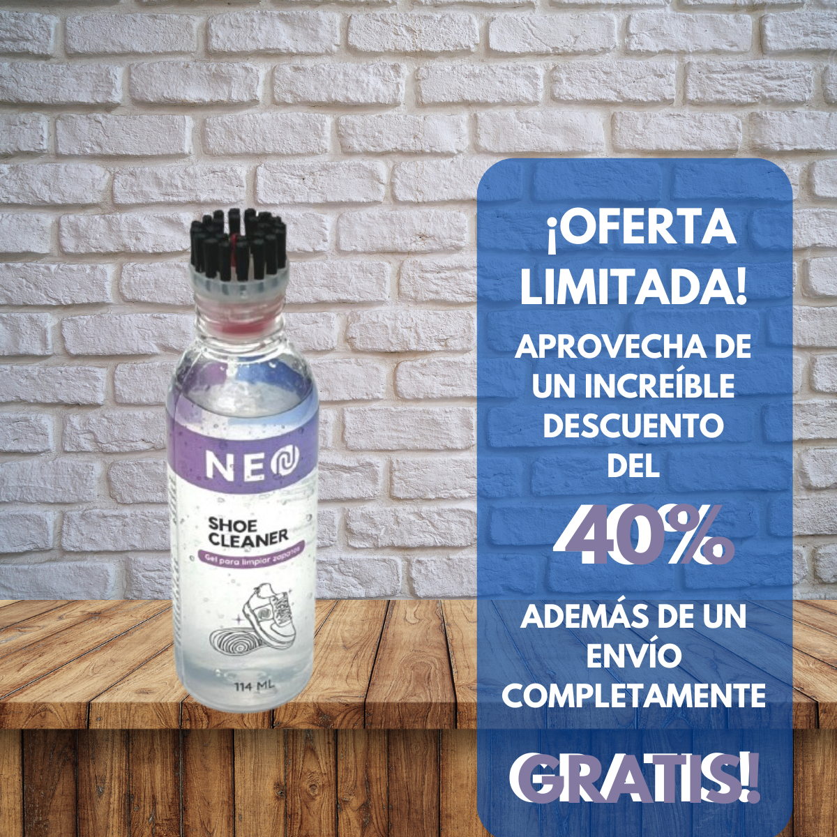 LIMPIADOR DE ZAPATOS 2 en 1 (SHOE CLEANER®)