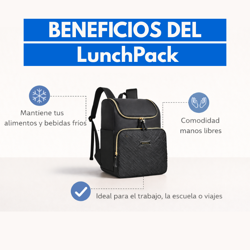 Morral Lonchera 2 en 1 (LunchPack) - CALIDAD MEJORADA