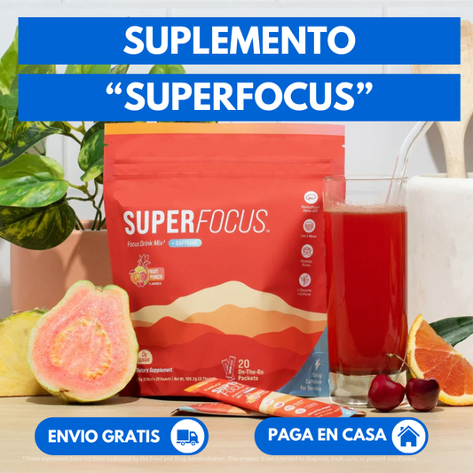Suplemento SuperFocus x20 + Ebook de Organización de Rutina