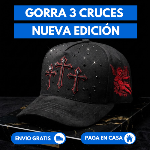 Gorra Belica "3 CRUCES  " Diseño exclusivo